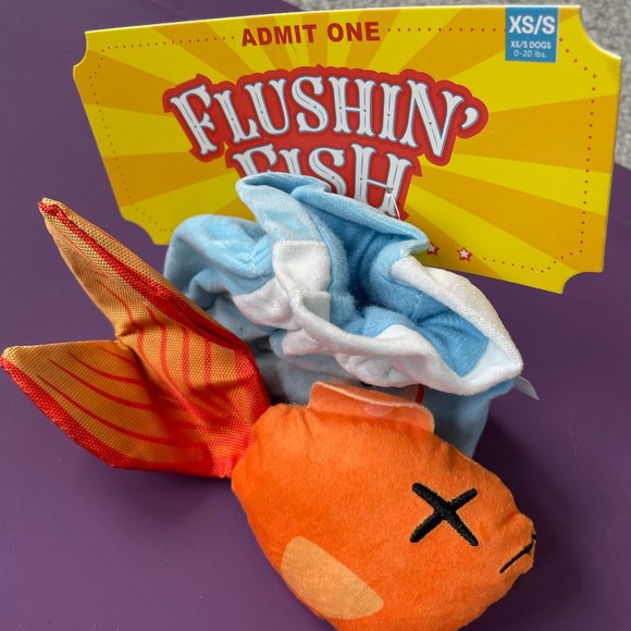 Bark Dog Nwt Bark Flushing Fish Toy Poshmark